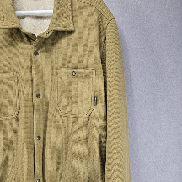 Eddie Bauer Men's Faux Sherling Lined Jacket, 2XL, Dark Tan, NWT - Picture 3 of 11